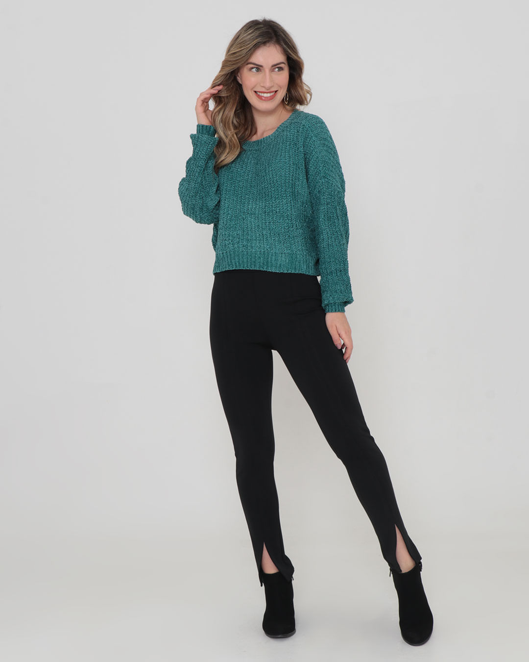 Blusa-Tricot-Cropped-Chenille-5902---Verde-Medio