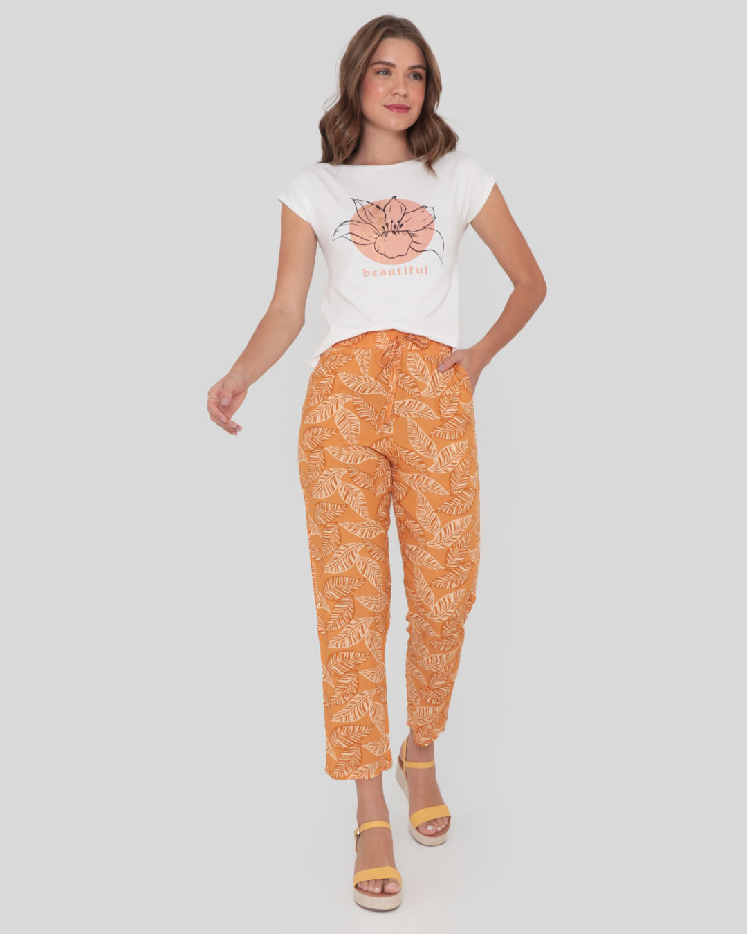 Calca-8363re--Estampada---Laranja-Claro
