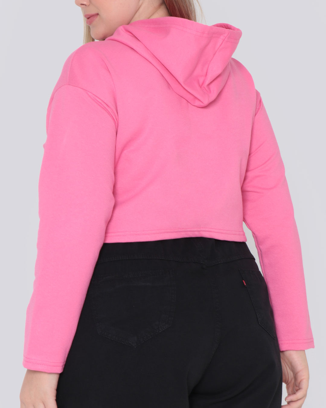 Blusa-Moletom-22327-Ml-Capuz-Lisa---Rosa-Medio