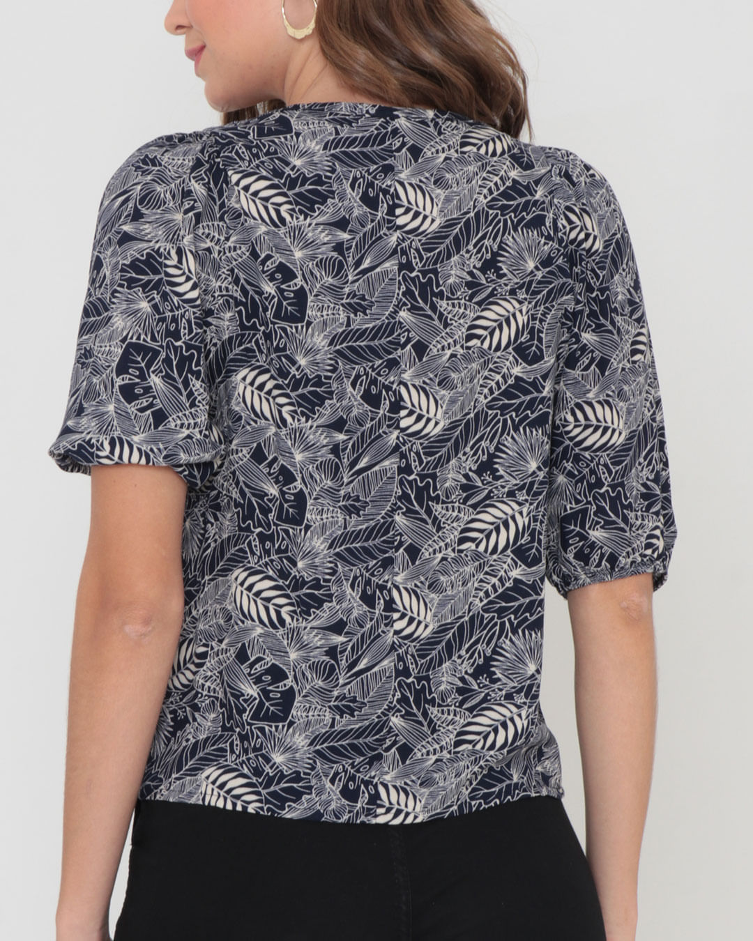 Blusa-8364re-Manga-34-Estampada---Marinho-Floral