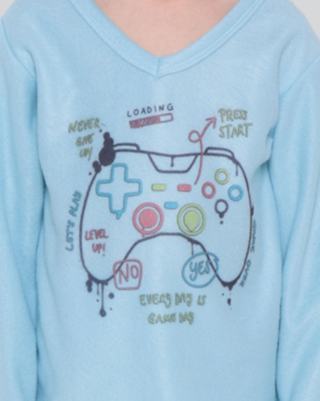 Pijama-02-Soft-Gola-V-Mas-48---Azul-Claro