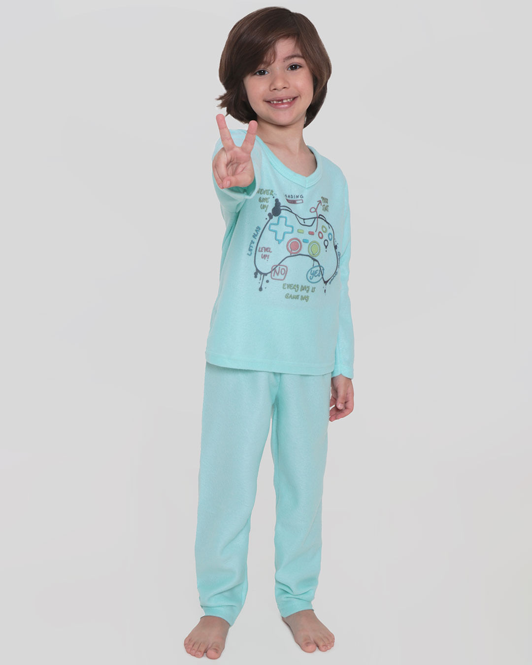Pijama-02-Soft-Gola-V-Mas-48---Verde-Claro