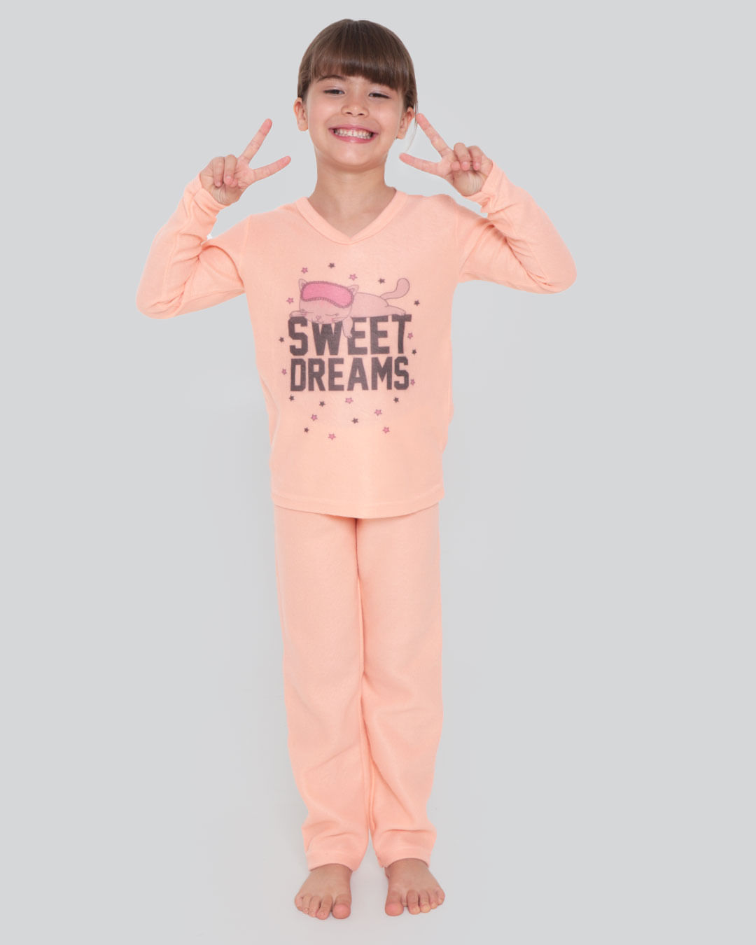 Pijama-01-Soft-Gola-V-F-1014---Laranja-Xadrez