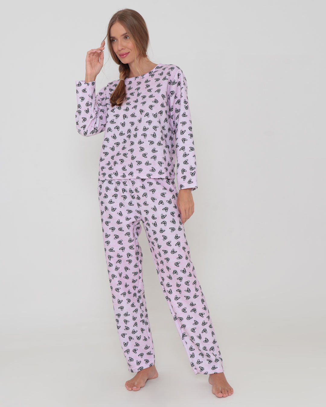Pij-Longo-Soft-Estampado-Dog04s---Rosa-Claro