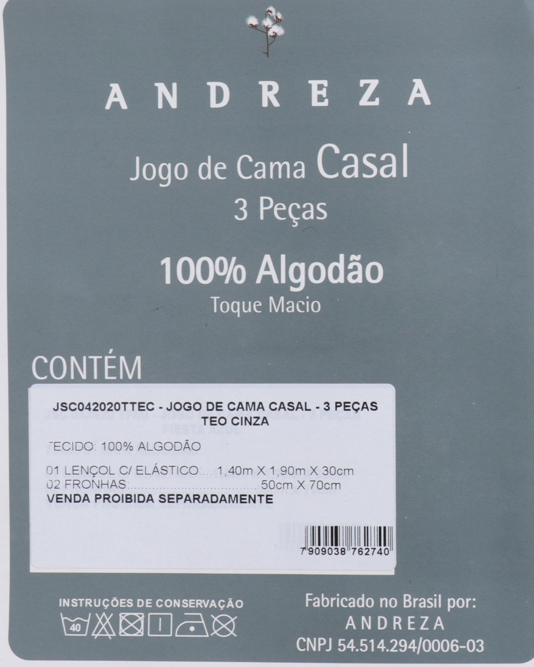Jg-De-Cama-Casal-Teo-Cinza----3-Pc---Cinza-Medio