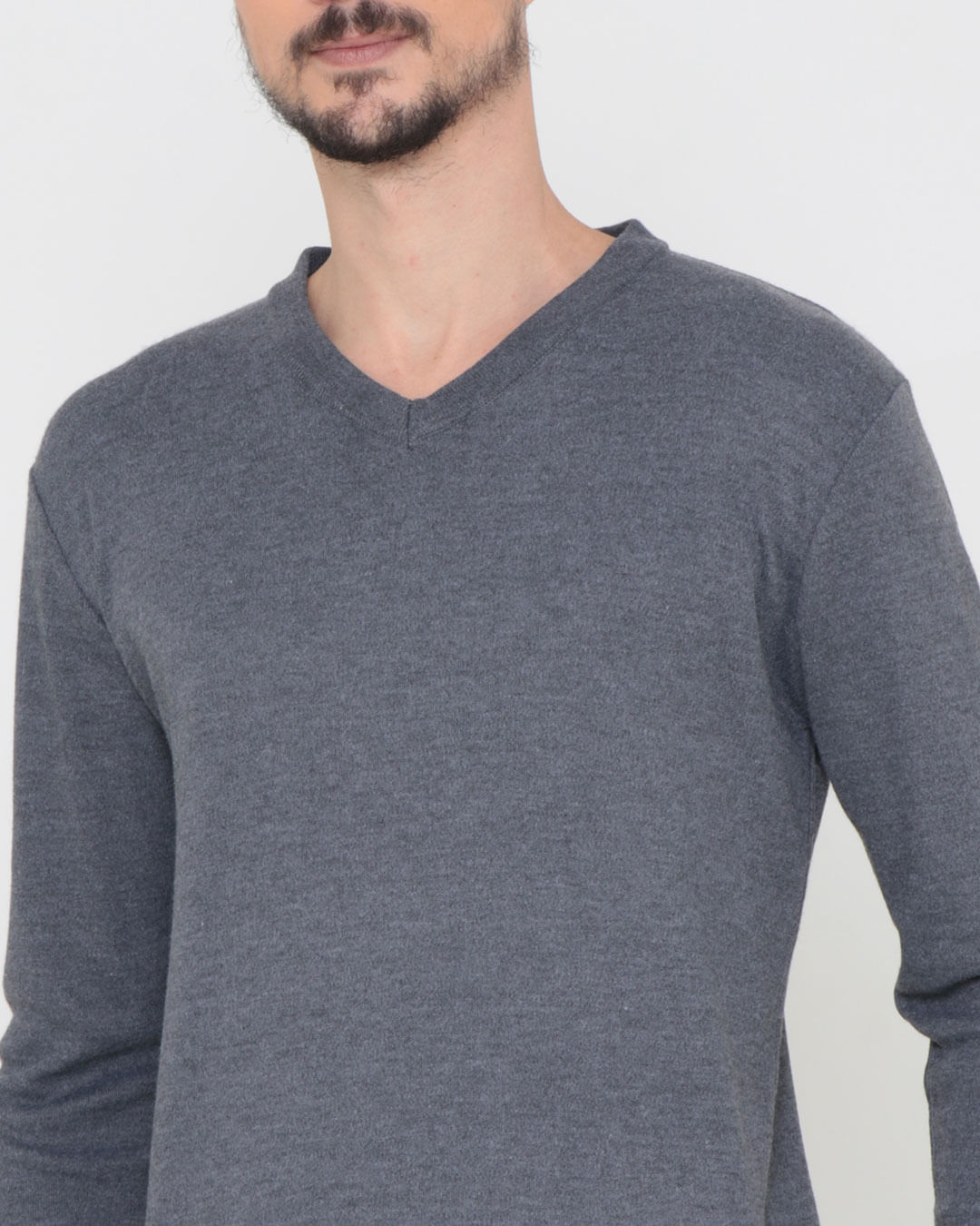 Tricot-Gola-V-Rep074-Chumbo-Pgg---Cinza-Medio