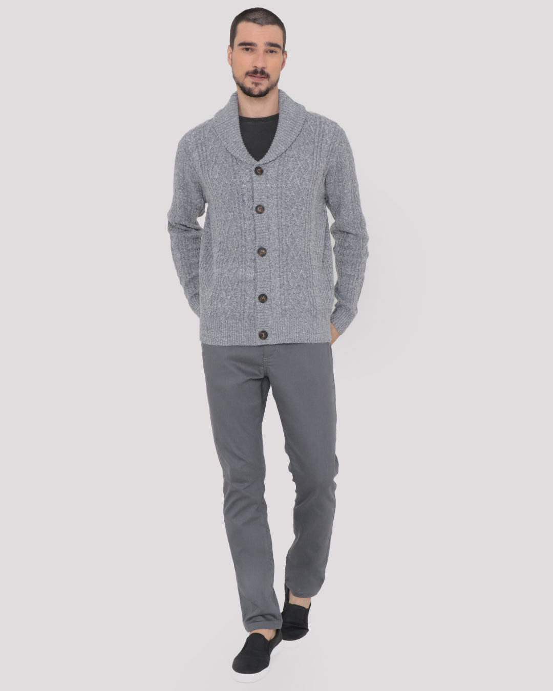 Tricot-Canelado-7w22m120-Cinza-Pgg---Cinza-Medio