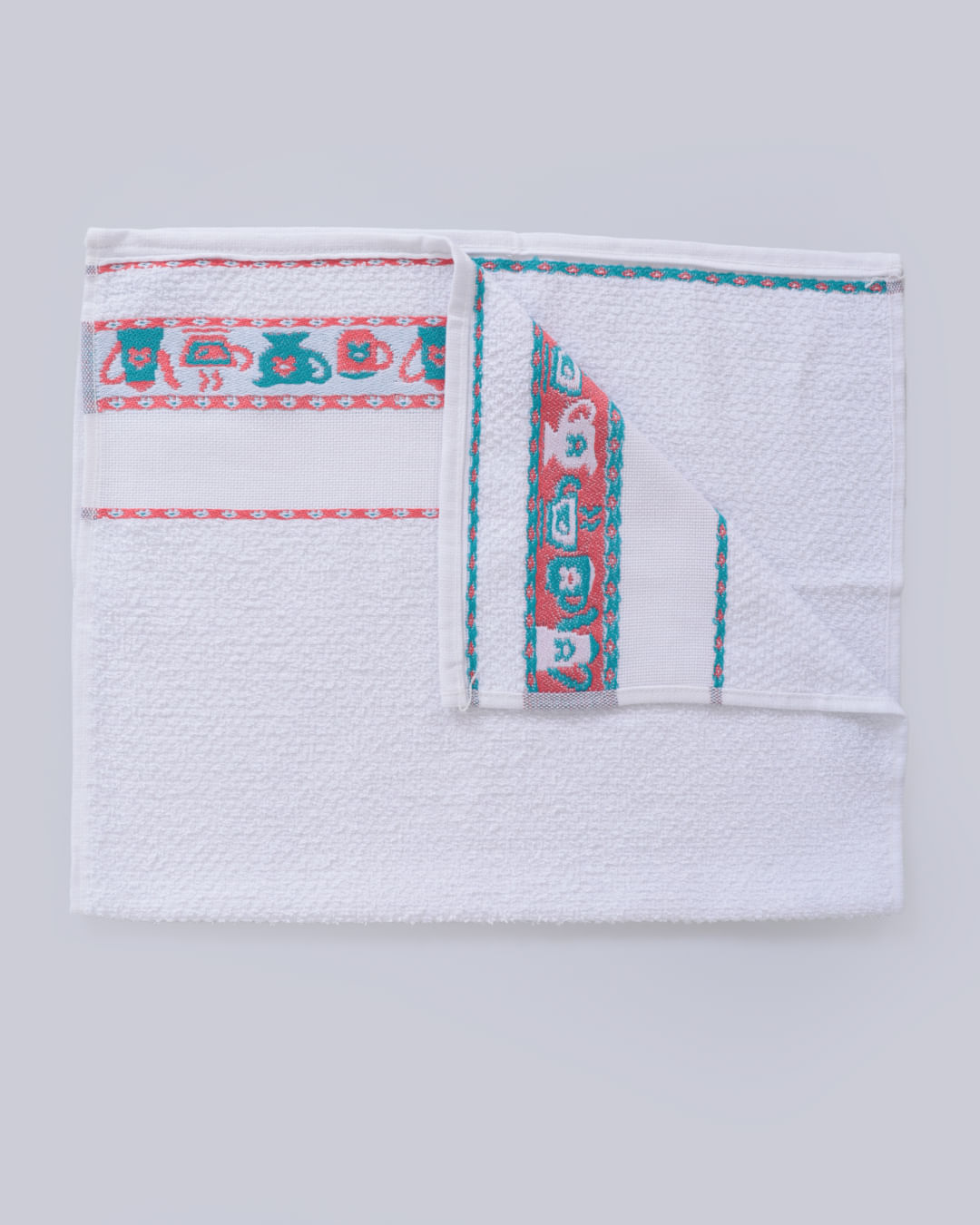 Pano-Copa-45x70-Jacquard---Vermelho-Xadrez