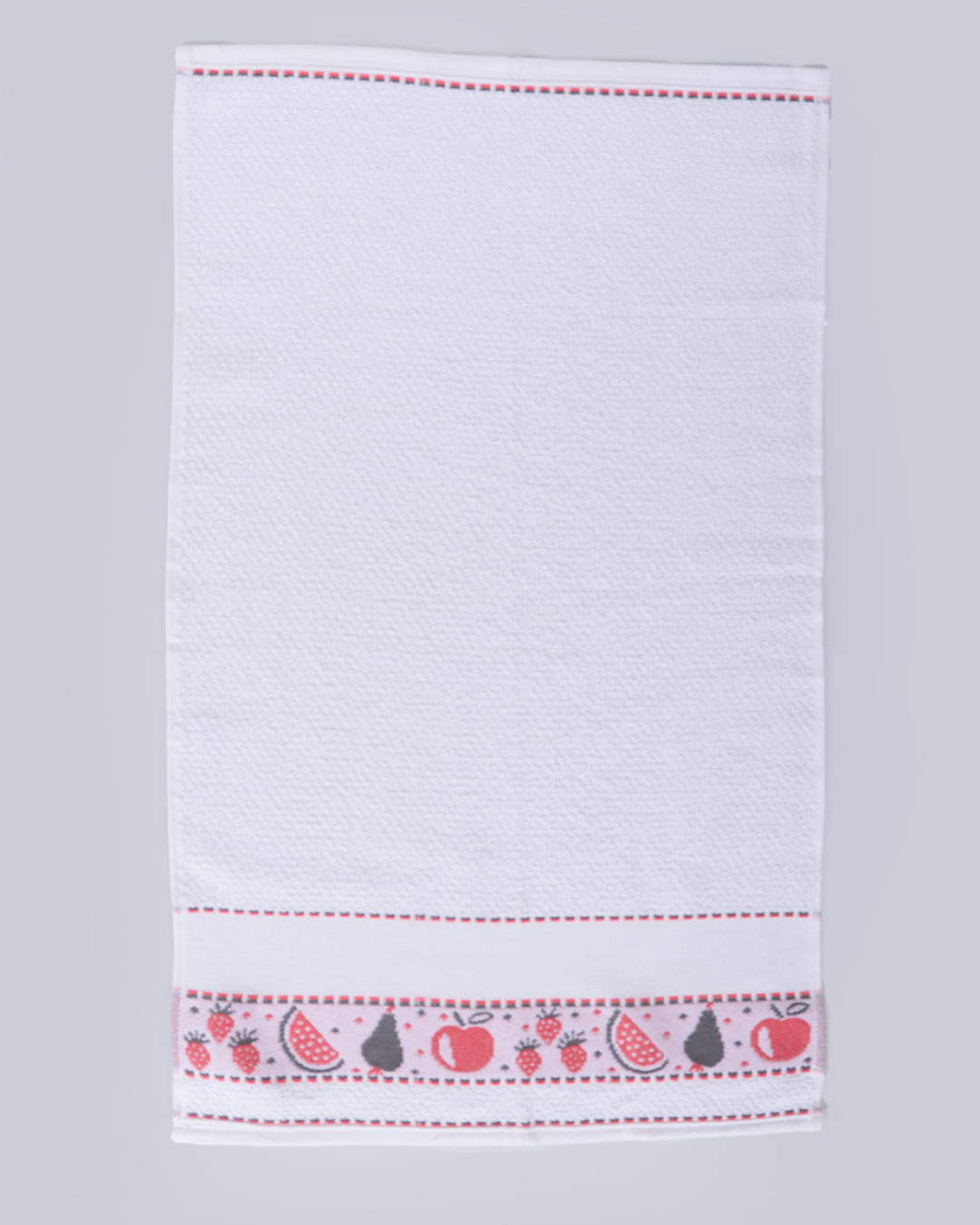 Pano-Copa-45x70-Jacquard---Vermelho-Geometrico