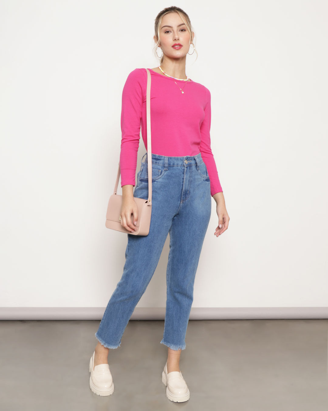 Blusa-4395-Ml-Gola-Redonda-Pink---Rosa-Medio