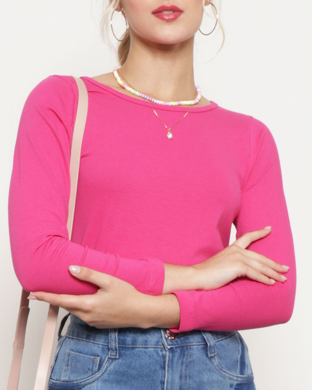 Blusa-4395-Ml-Gola-Redonda-Pink---Rosa-Medio