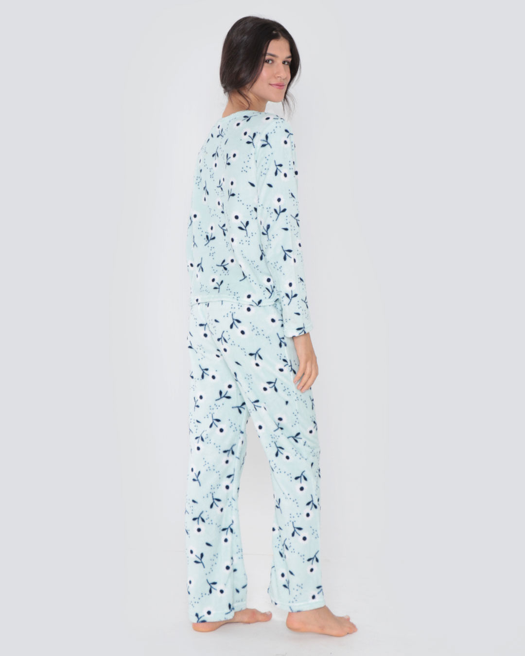 Pijama-Longo-Soft-Verde-Floral---Verde-Claro