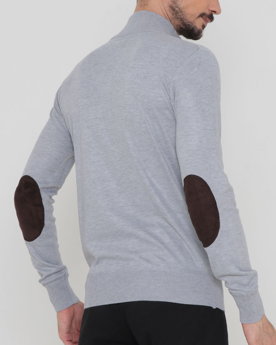 Tricot-Half-Zip-Suede-Mcinza-Pgg---Cinza-Claro