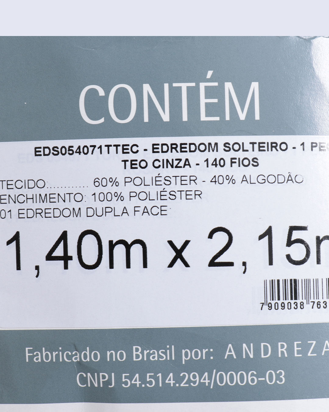 Edredom-Df-Solteiro-Teo-Cinza---1-Pc---Cinza-Outros