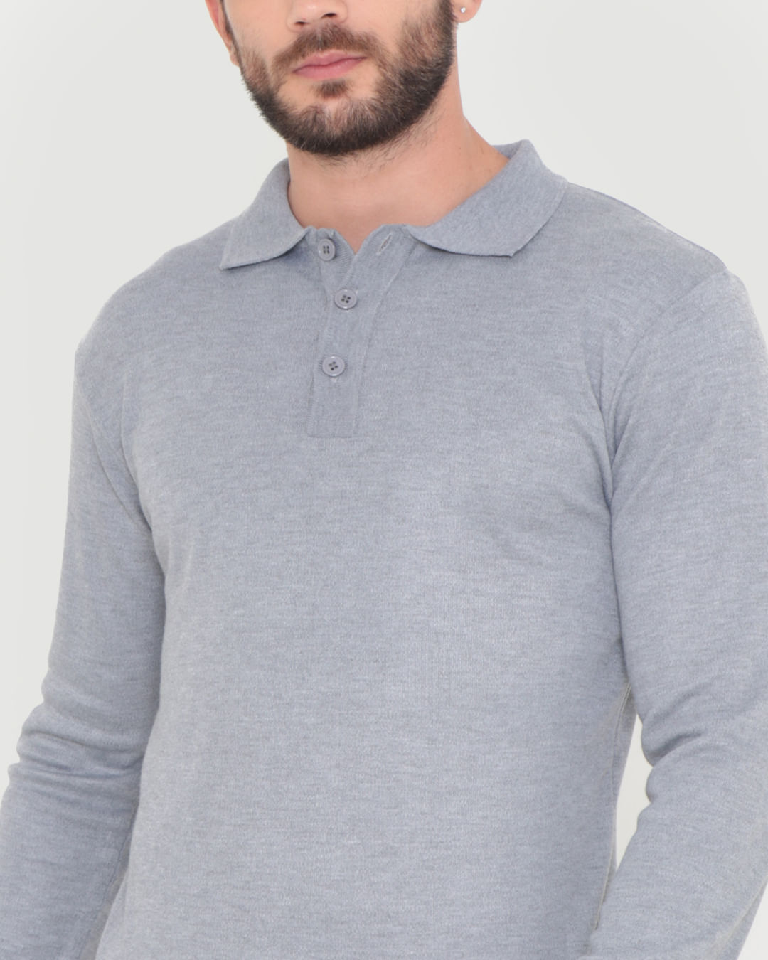 Tricot-Polo-Ml-7w22m127-Cza-Pgg---Cinza-Claro