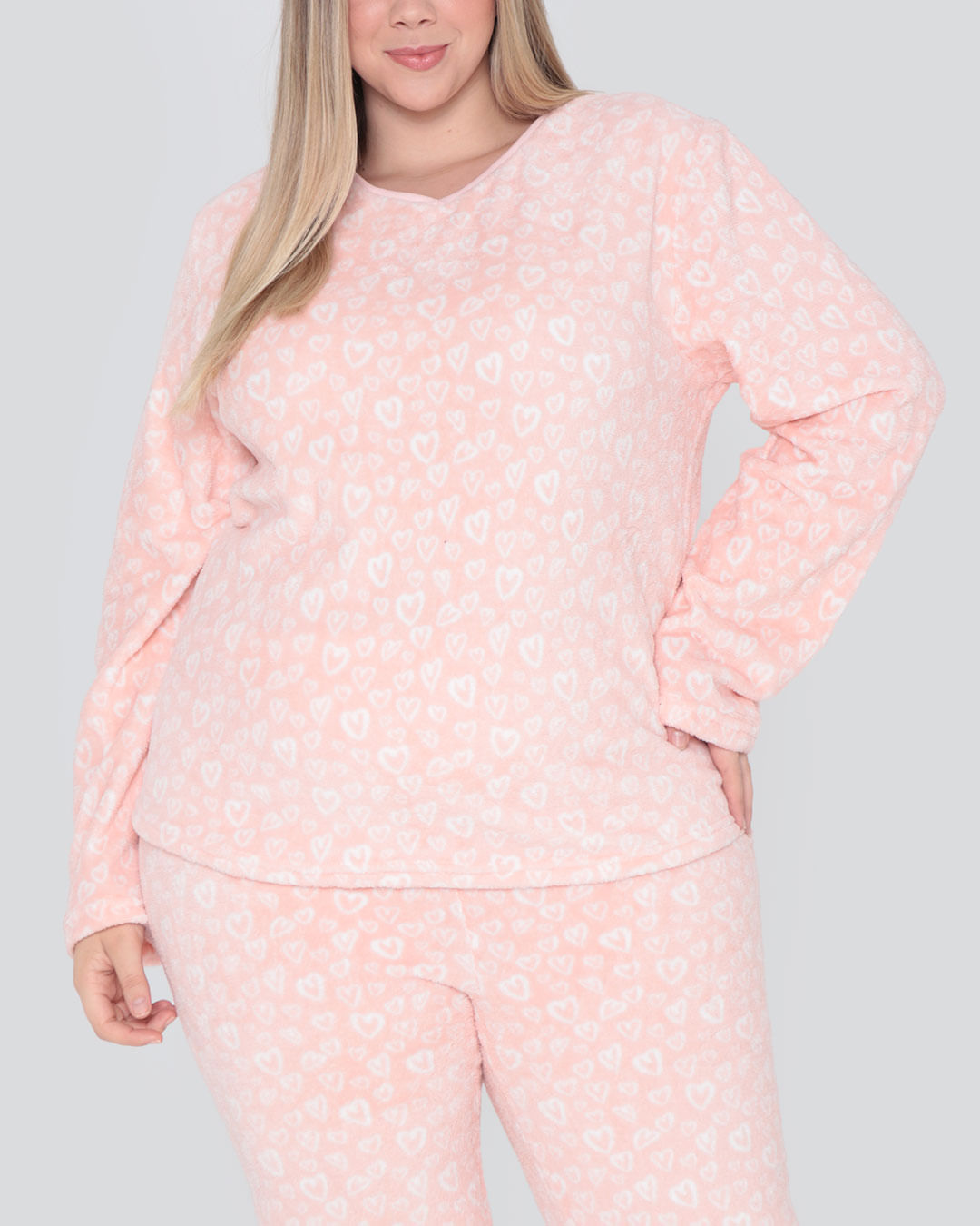Pijama-Tg-Longo-Soft-Estamp-Rosa-Corac---Rosa-Claro