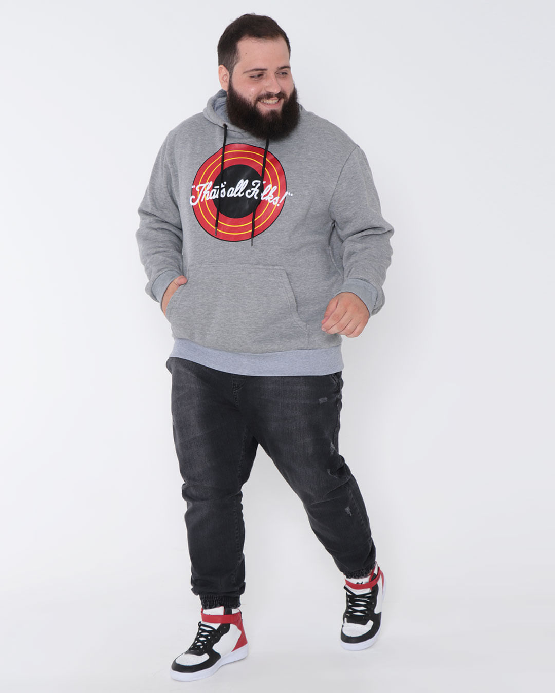 Moleton-Plus04-Looney-Tunes-Plus---Cinza-Claro