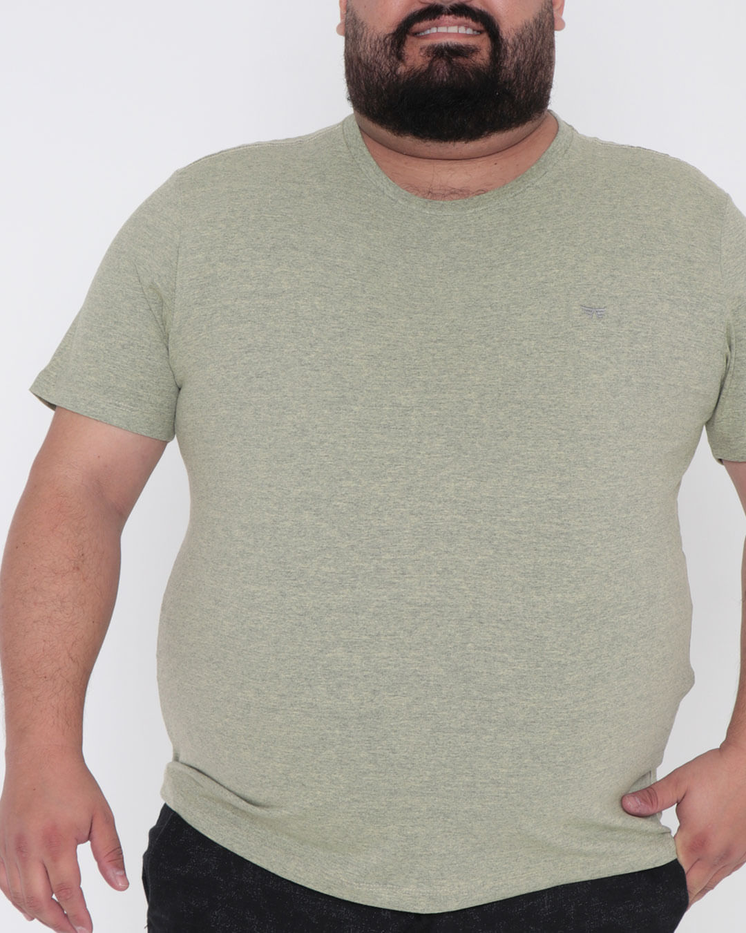 Camiseta-Cpm1-61101 -Mescla-Amarelo-Plus---Mescla-Claro