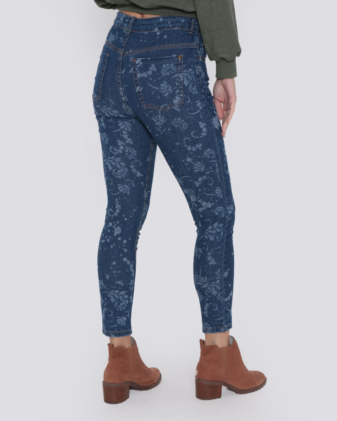 Calca--Cftr360745-Jns-Corrflor-Fem---Blue-Jeans-Medio