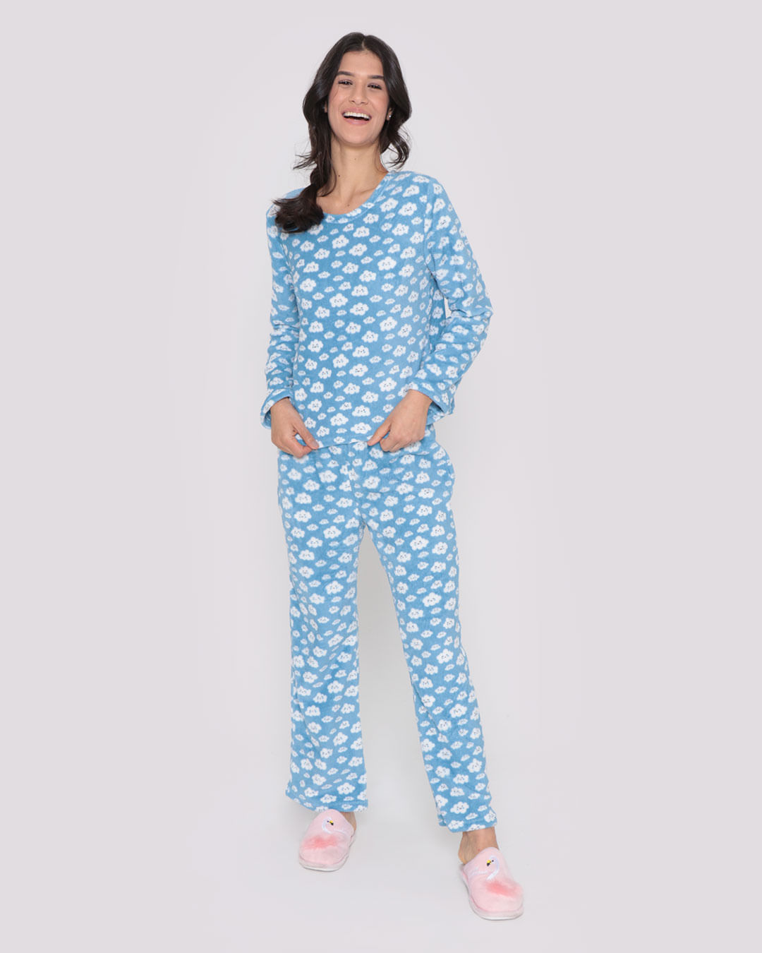 Pijama-Longo-Soft-Azul-Nuvem---Azul-Claro