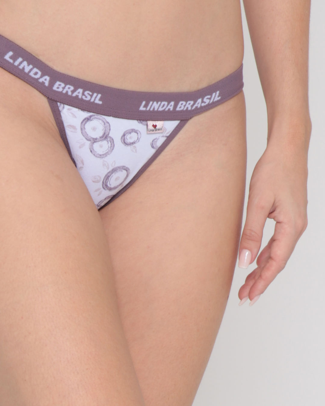 Calc2406string-Estamp-Elastico-Largo---Roxo-Floral