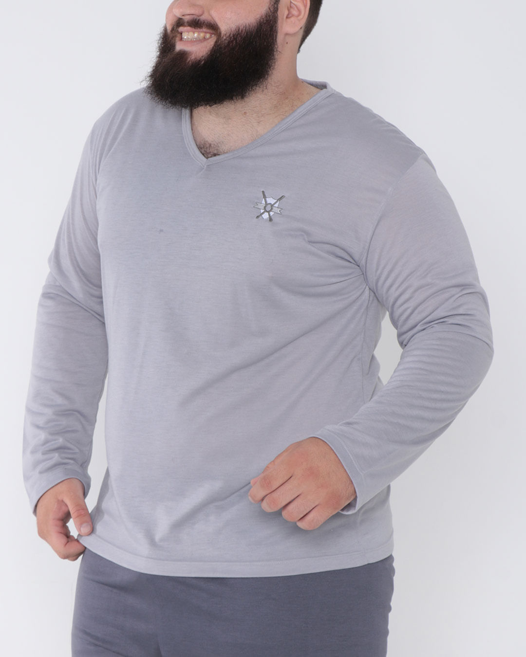 Pijama-Gola-Plus-67492---Cinza-Claro