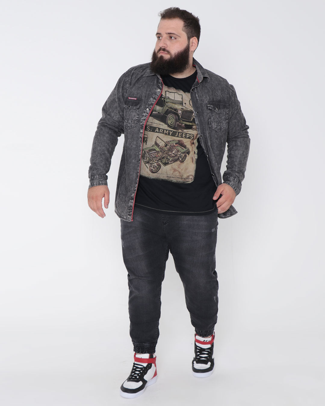 Camisa-Jns-Jvm-Reg-Blk-Tg-55080005---Black-Jeans-Medio
