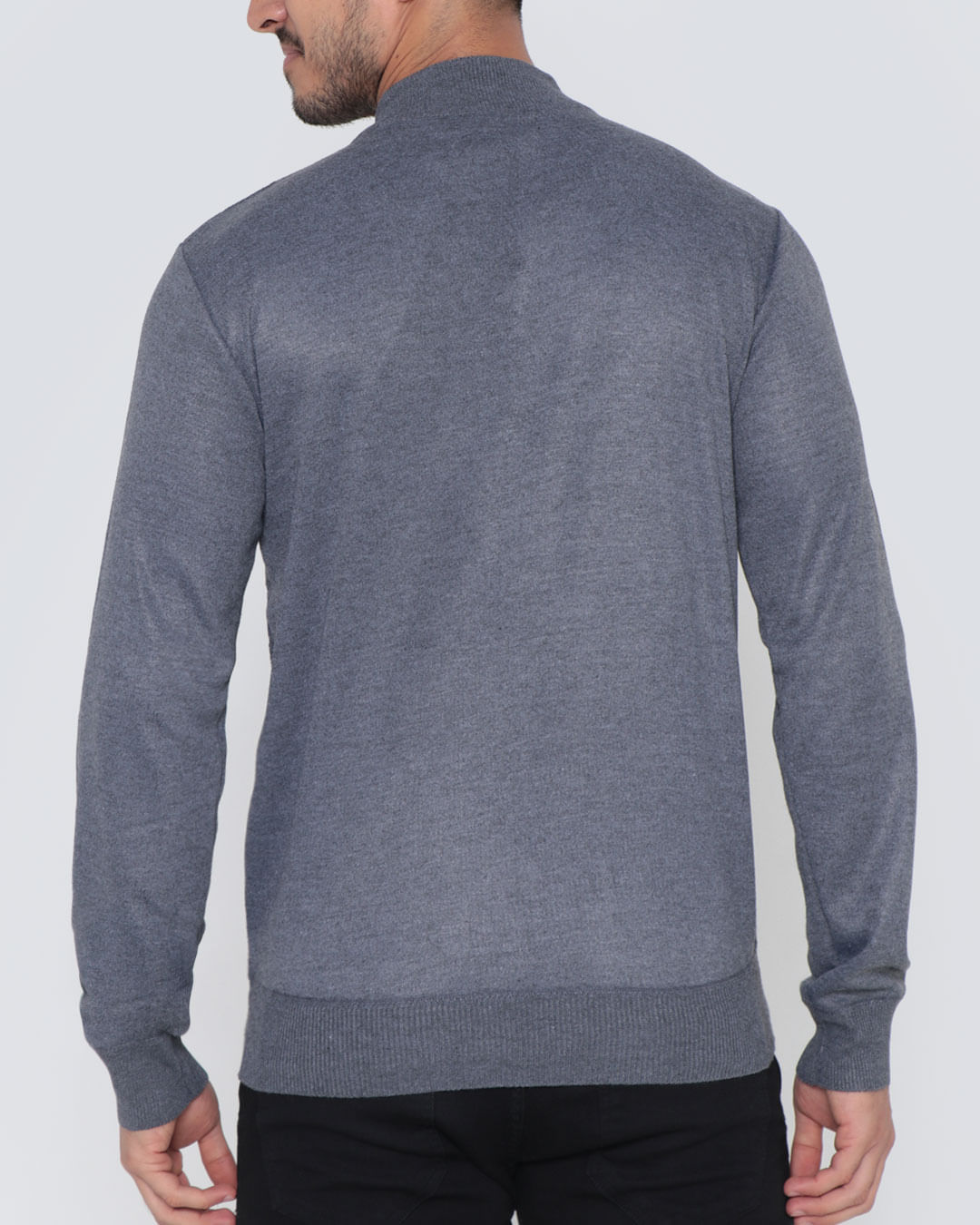 Tricot-Sw001-H-Zip-Text-Chumbo-Pgg---Cinza-Escuro