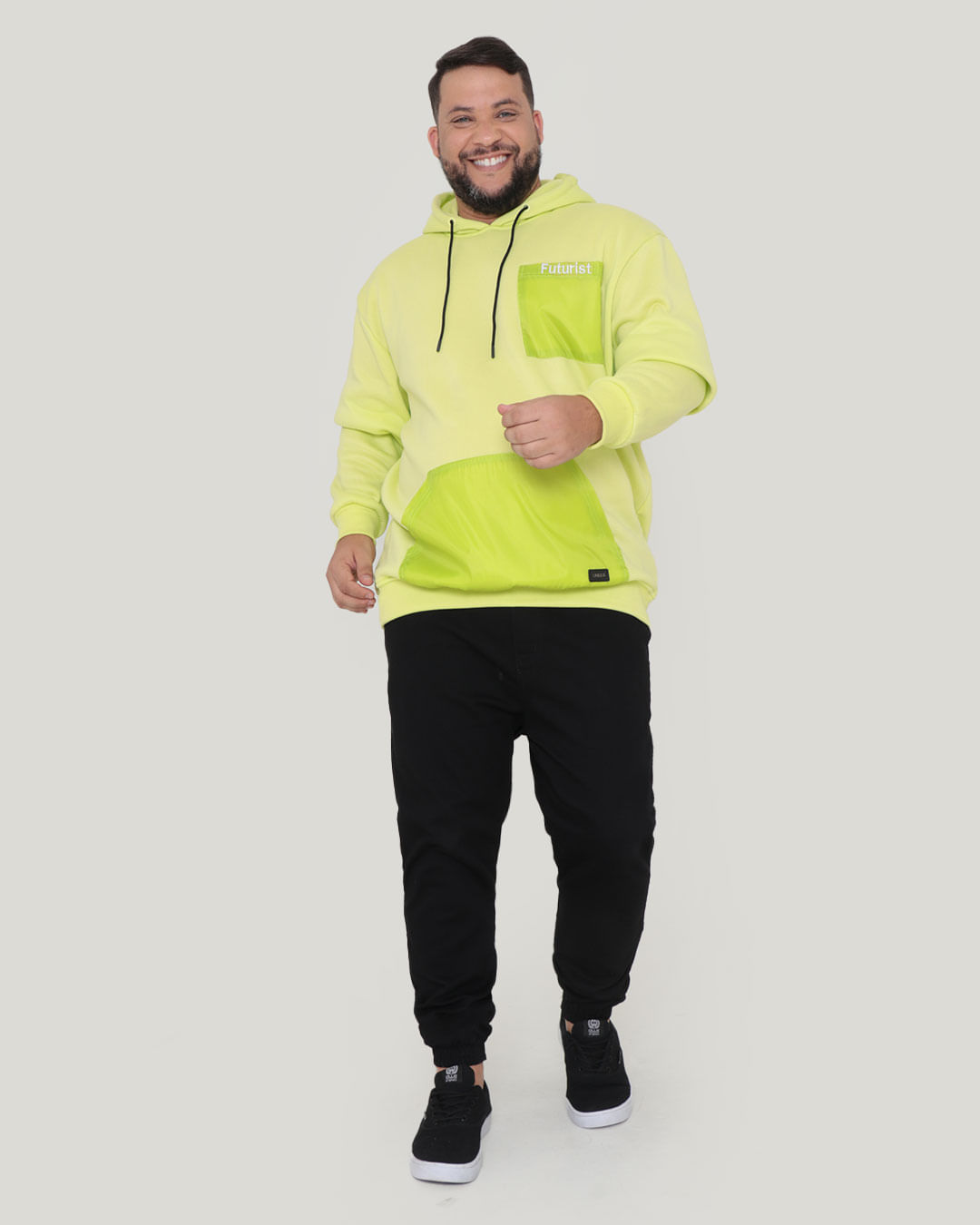 Moletom-Pa4-Fechado-Bolso-Capuz-Plus---Verde-Neon