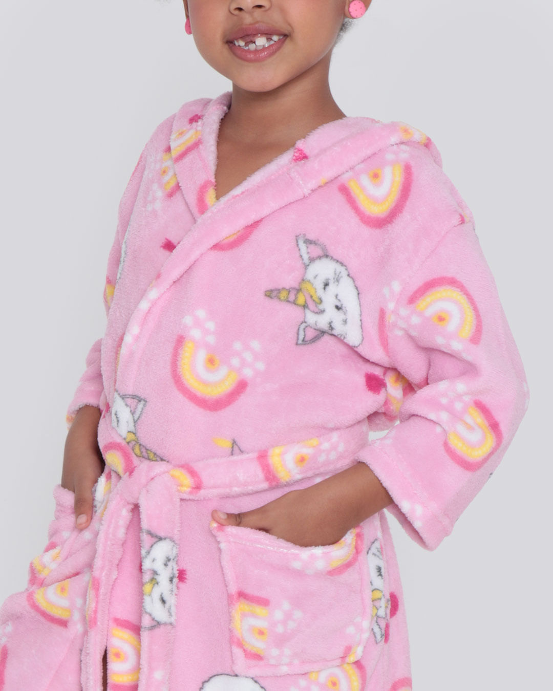 Roupao-Flannel-Unicornio-Sweet-C-Capuz---Rosa-Claro