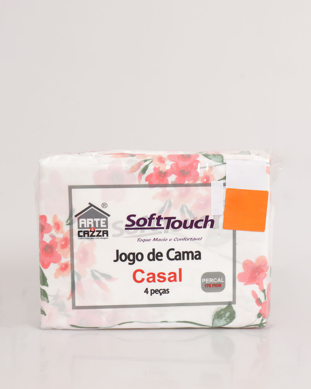 Jogo-Ac2003-Microfibra-Casal-4pcs---Laranja-Medio