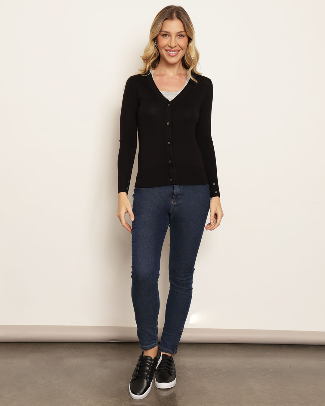 Cardigan-Gv-Cont-Cgvct004preto---Preto