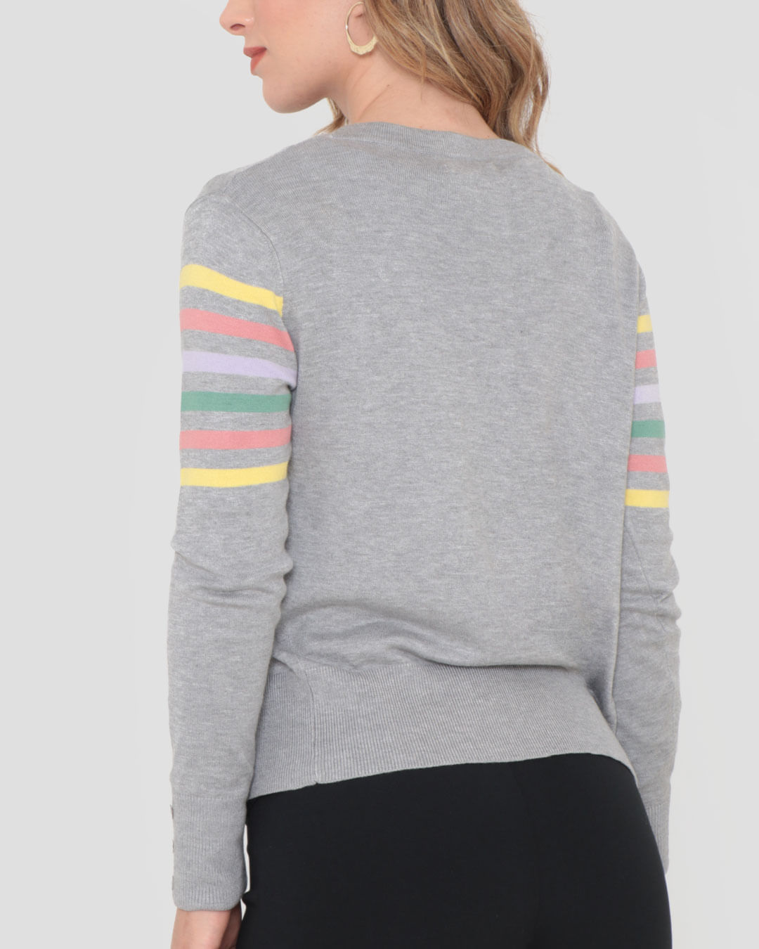 Cardigan-Jovf-Listr-Cgvjf701-Mescla---Mescla-Medio