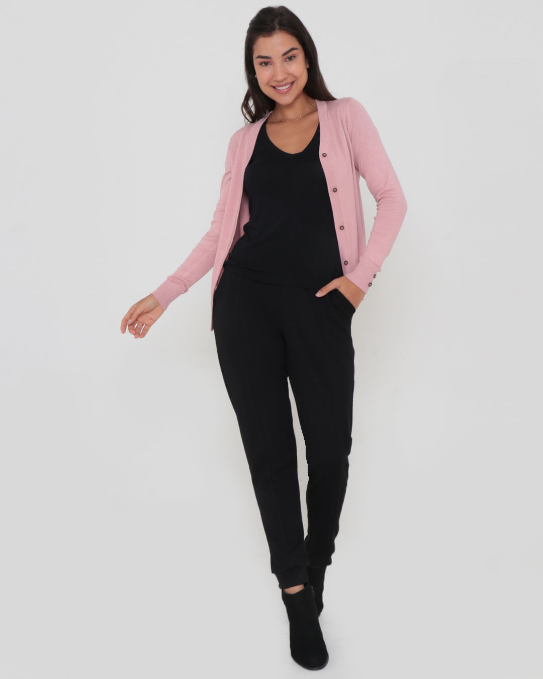 Cardigan-Gv-Cont-Cgvct004rose---Rosa-Claro