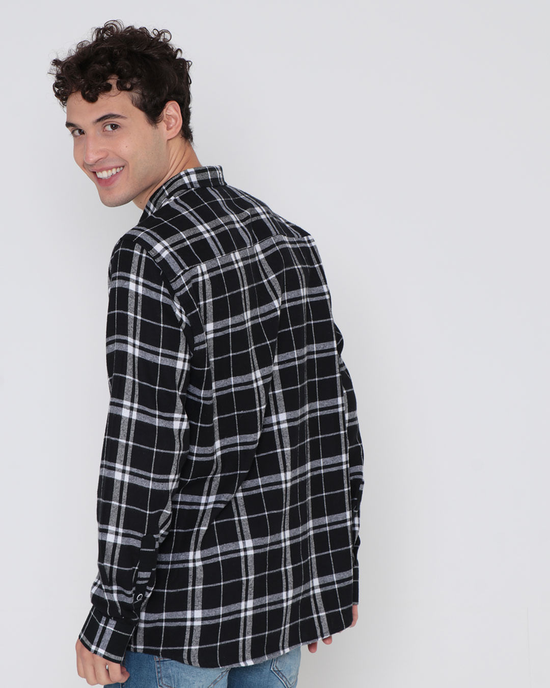 Camisa-Xadrez-Flanela-2510--Preto---Preto-Xadrez