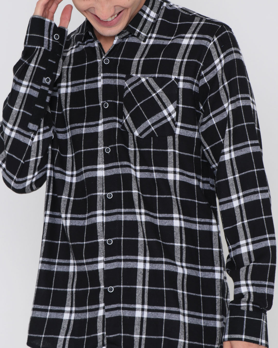 Camisa-Xadrez-Flanela-2510--Preto---Preto-Xadrez