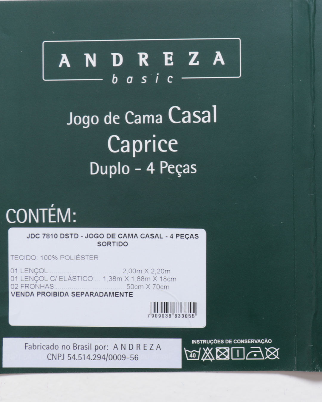 Jogo-De-Cama-Casal-Caprice---4-Pecas---Cinza-Escuro