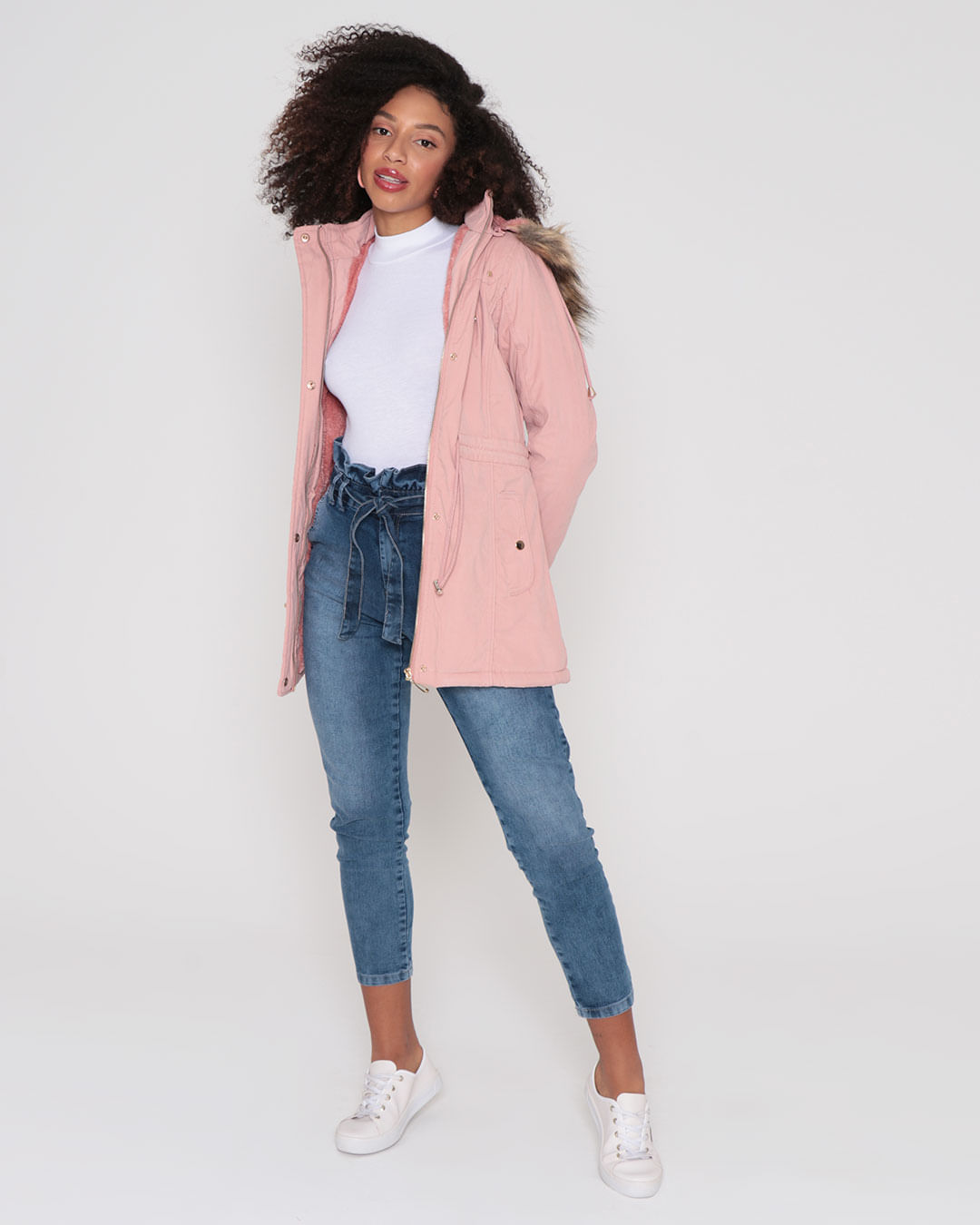 Parka-Com-Pelo-Srj-Fem-Pfj01---Rosa-Claro