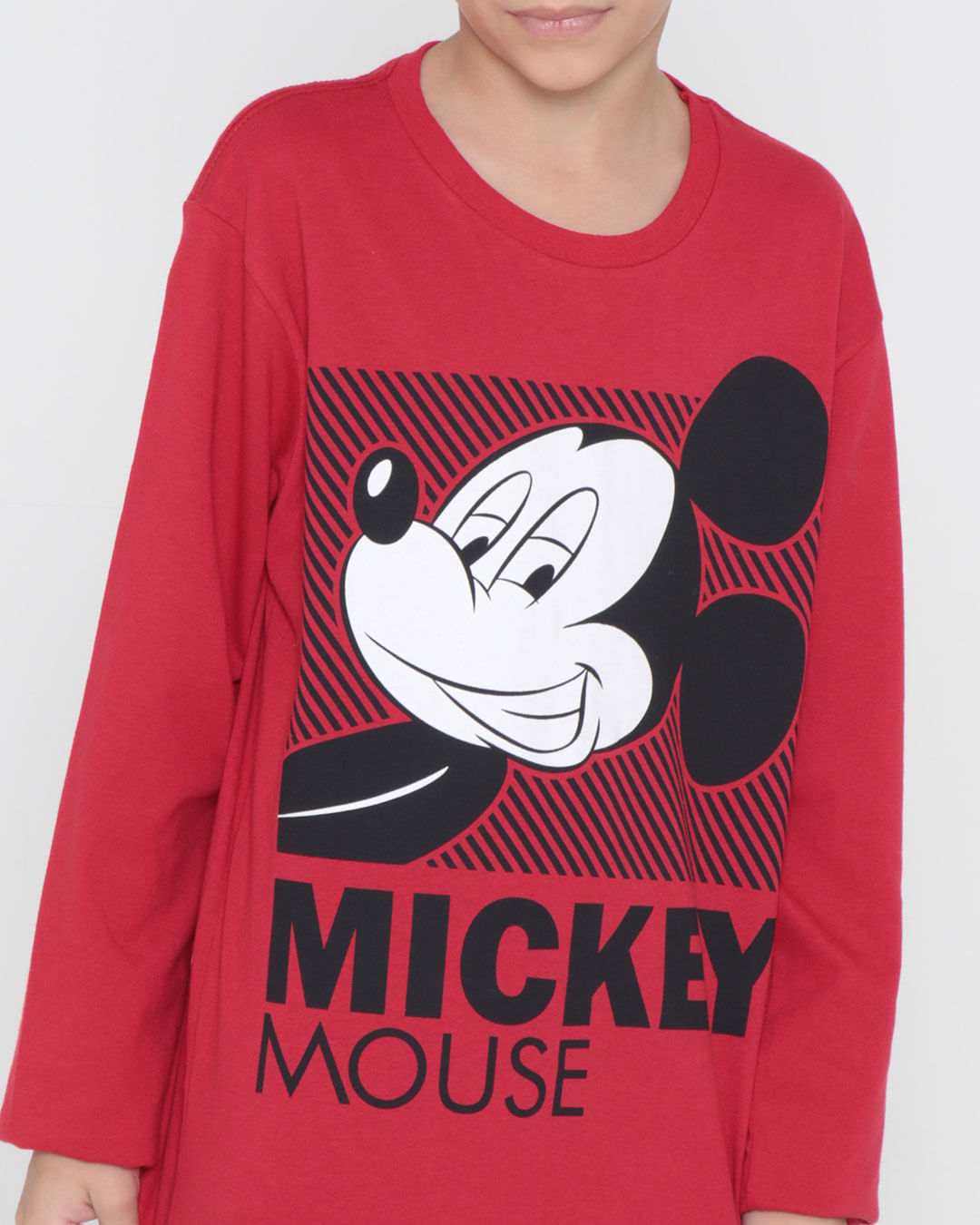 Camiseta-Ch30274-Ml-M410-Mickey---Vermelho-Medio
