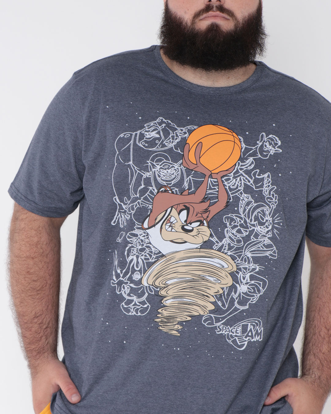 Camiseta-0019091-Taz-Space-Jam-Plus-M---Cinza-Medio