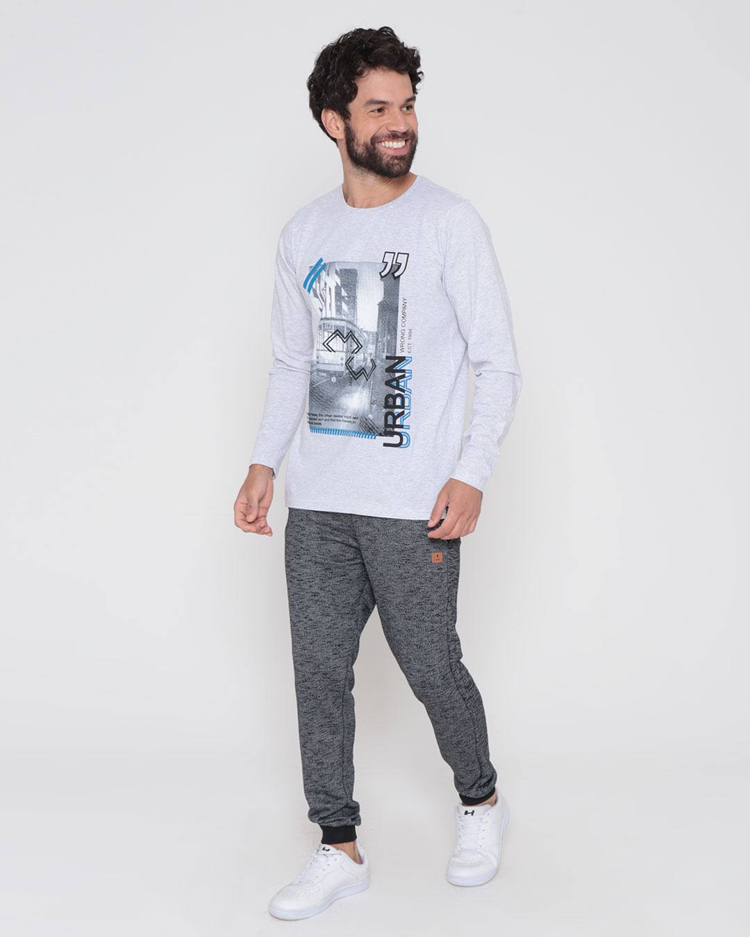 Camiseta-1800u9011-Banana--Ml---Mescla-Claro