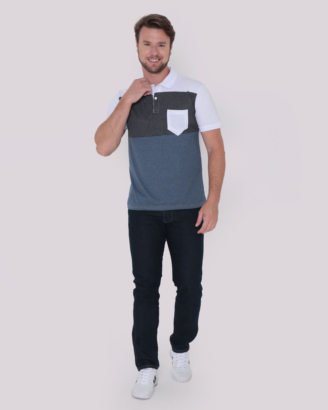 Polo-Ib12429-Rec-Mescla-Marin-Pgg---Branco-Outros