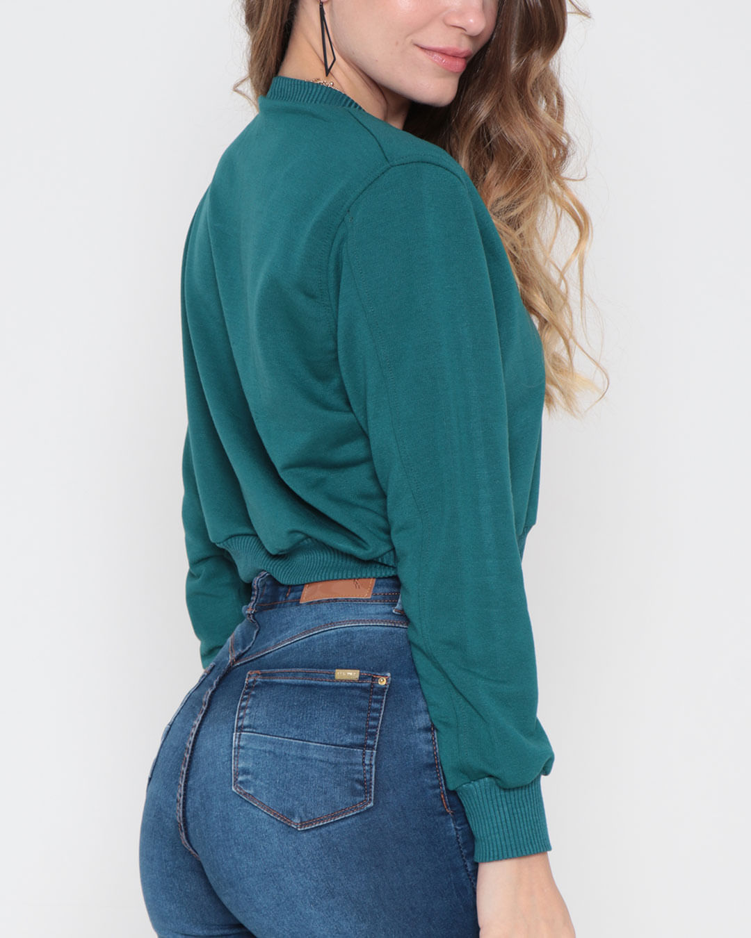 Top-Cropped-Moletinho-8402rl---Verde-Escuro