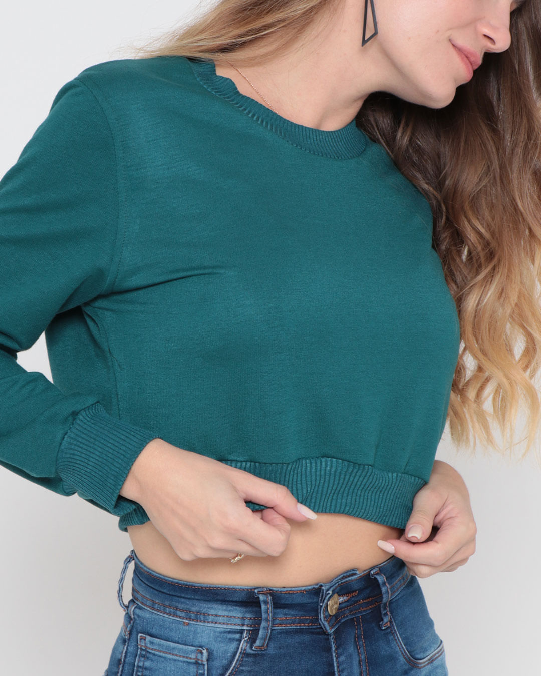 Top-Cropped-Moletinho-8402rl---Verde-Escuro