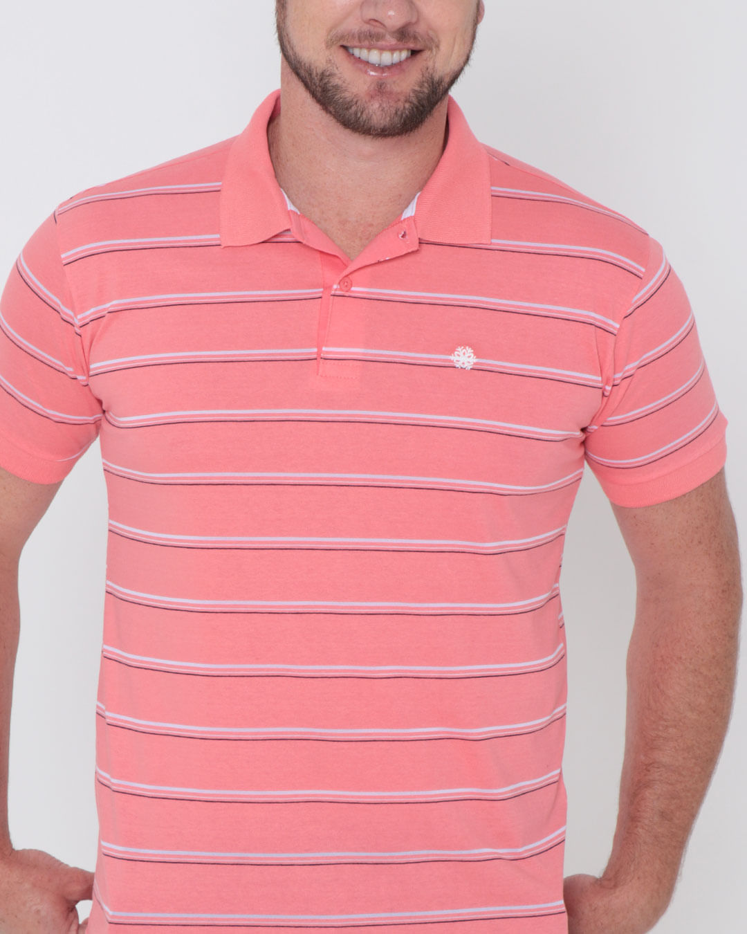 Polo-Ib12406-Listra-Coralbco-Pgg---Laranja-Claro