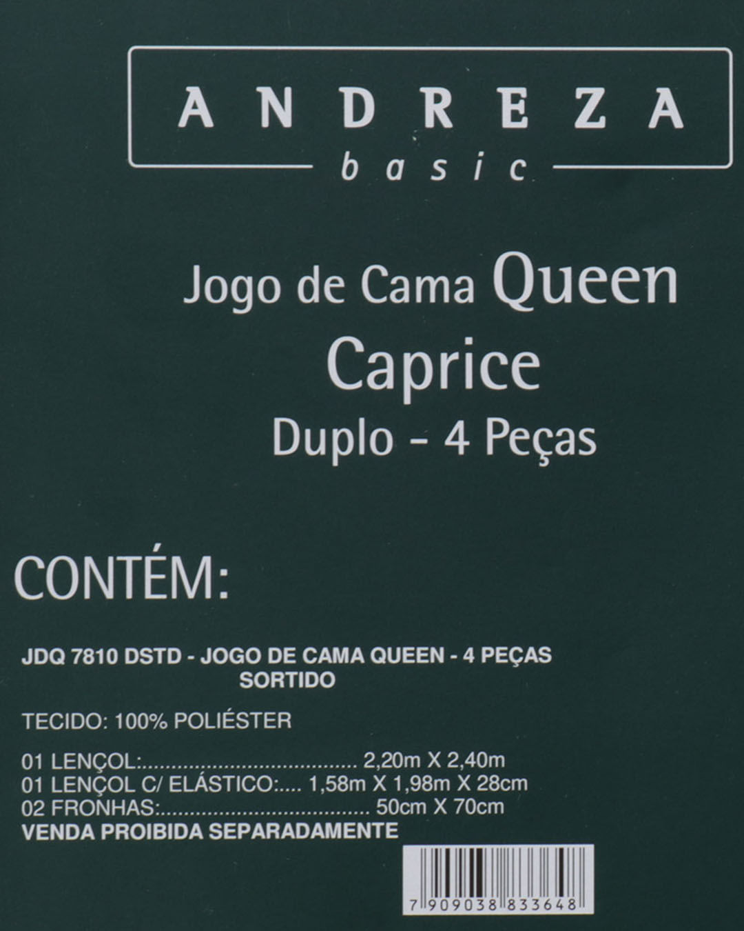 Jogo-De-Cama-Queen-Caprice---4-Pecas---Verde-Floral