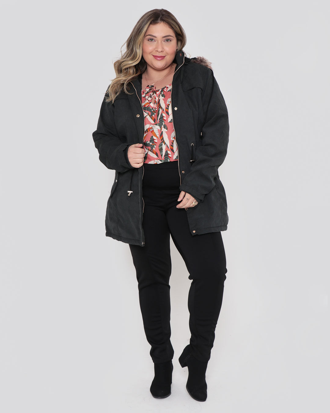 Parka-Blp331c-Pelo-Interno-Fem-Tg---Cinza-Escuro