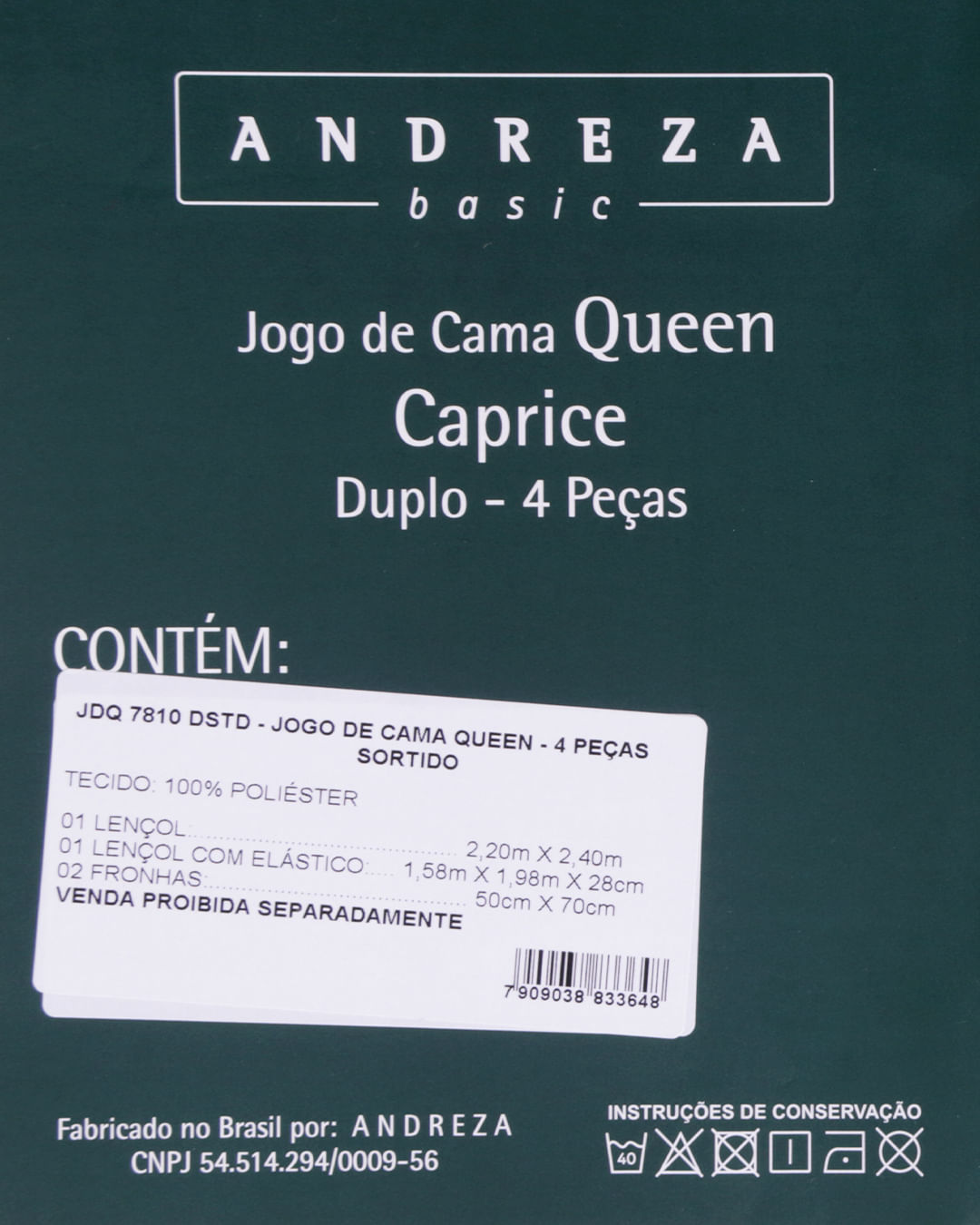 Jogo-De-Cama-Queen-Caprice---4-Pecas---Cinza-Medio