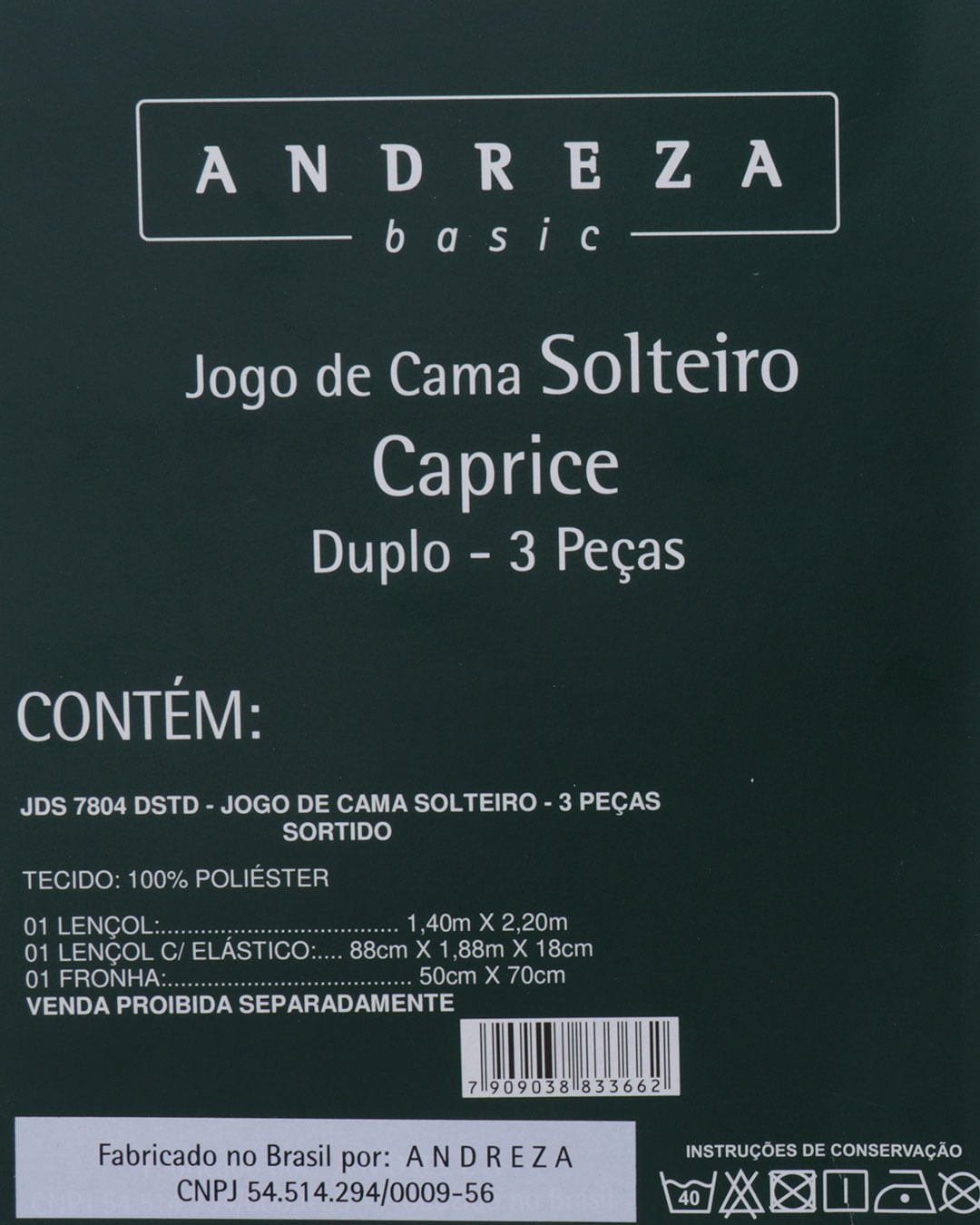 Jogo-De-Cama-Solteiro-Caprice---3-Pecas---Verde-Floral