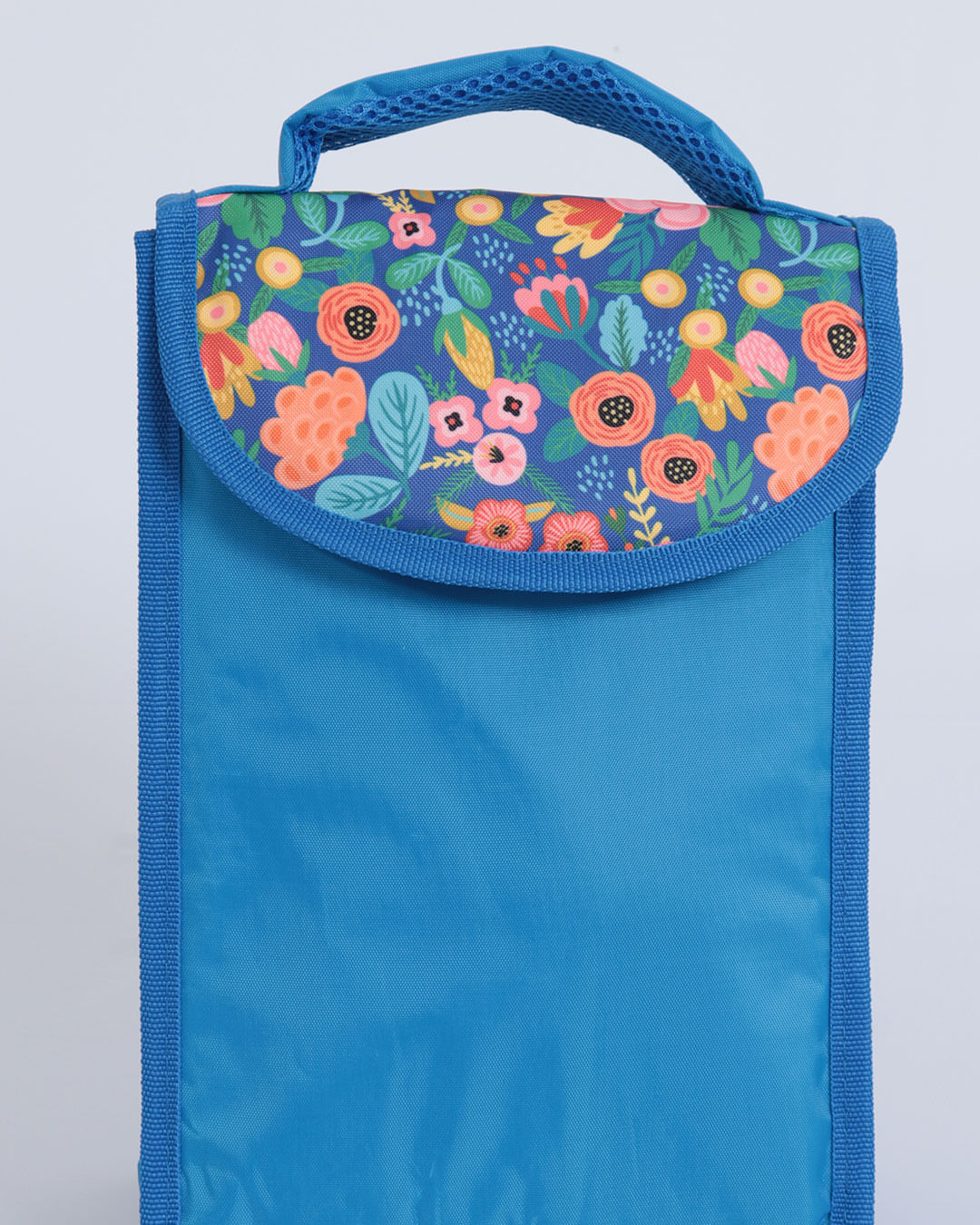 Bolsa-Termica-Flores---Azul-Claro